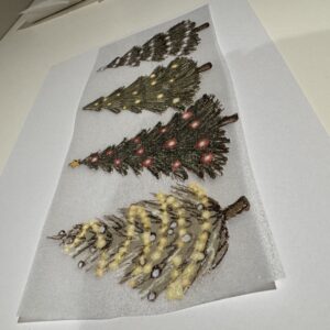 Glitter Christmas Trees