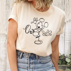 Mickey Line Drawing