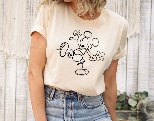 Mickey Line Drawing