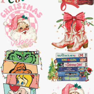 Pre-Designed Christmas Gang Sheet