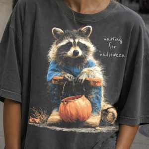 Racoon Waiting For Halloween